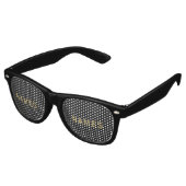 Personalized With Last Name or Nickname on Them レトロサングラス (アングル)