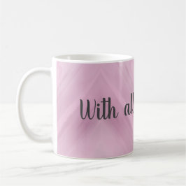Personalized With My Love Cute Heart Mug  コーヒーマグカップ