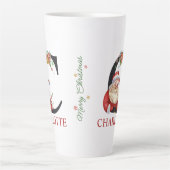 Personalized with name | Unique Christmas gifts カフェラテマグ (正面)