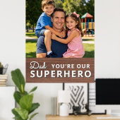 Personalized with photo and text ポスター (ホームオフィス)