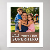 Personalized with photo and text ポスター (正面)