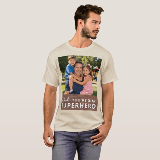 Personalized with photo and text tシャツ (正面フル)