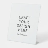 Personalized with Your Design, Logo, Message  台座サイン (正面)