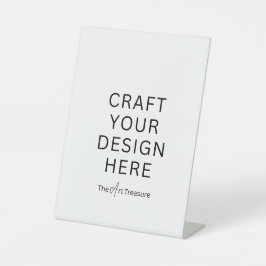 Personalized with Your Design, Logo, Message  台座サイン