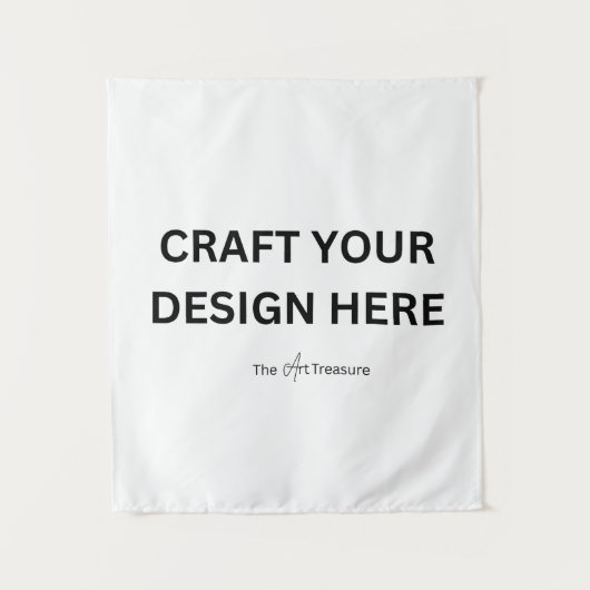 Personalized with Your Design, Logo, or Message  タペストリー (正面)