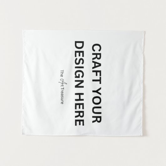 Personalized with Your Design, Logo, or Message  タペストリー (正面(横))