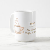 Personalized Women's Day Coffee Mug コーヒーマグカップ (正面左)