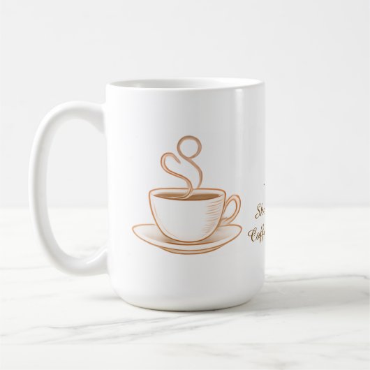 Personalized Women's Day Coffee Mug コーヒーマグカップ (左)