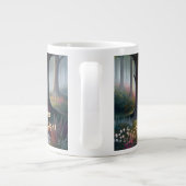 Personalized Woodland Faith Mug - Specialty Mug ジャンボコーヒーマグカップ (裏面)