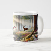 Personalized Woodland Faith Mug - Specialty Mug ジャンボコーヒーマグカップ (正面右)