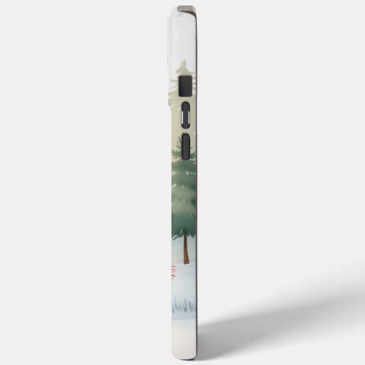 Personalized Woodland Winter, Farmhouse Xmas,      Case-Mate iPhoneケース (裏面 / 左)
