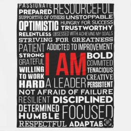 Personalized Word Cloud Sherpa Fleece Blanket フリースブランケット