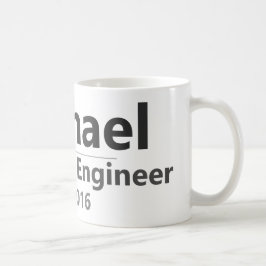 Personalized Work Mug – Custom Name & Job Title Gi コーヒーマグカップ