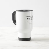 Personalized Working Mom – Custom Boss Mom Gift トラベルマグ (正面左)