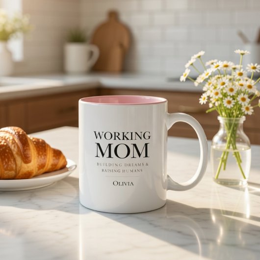 Personalized Working Mom – Custom Boss Mom Gift マグカップ
