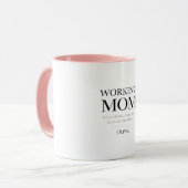 Personalized Working Mom – Custom Boss Mom Gift マグカップ (正面左)