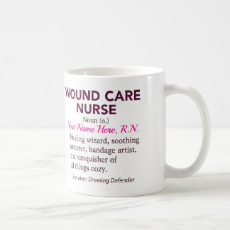 Personalized Wound Care Nurse Definition Gift コーヒーマグカップ