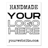 Personalized XL Large Business Logo Custom Rubber  ラバースタンプ (インプリント)