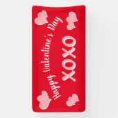 Personalized XOXO Valentine’s Day 横断幕 (縦)