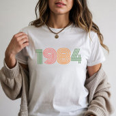 Personalized Year of Birth Vintage Birthday Party Tシャツ