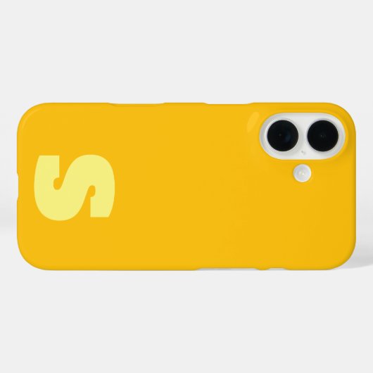 Personalized yellow iPhone / iPad case Case-Mate iPhoneケース (裏面 (横))
