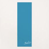 Personalized Yoga Mat | Custom Name Fitness Mat ヨガマット (正面)