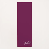Personalized Yoga Mat | Custom Name Fitness Mat ヨガマット (正面)