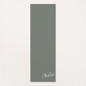 Personalized Yoga Mat | Custom Name Fitness Mat ヨガマット (正面)