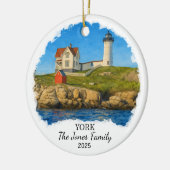 Personalized York Ornament, Maine セラミックオーナメント (左)