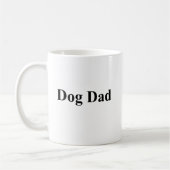 Personalized Yorkie Dog Dad  コーヒーマグカップ (左)