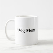 Personalized Yorkie Dog Mom コーヒーマグカップ (左)