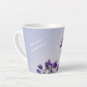 Personalized “You Are Awesome” Jacaranda Sky カフェラテマグ (左アングル)