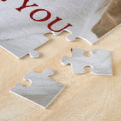 Personalized You & Me I Love You Puzzle Gift ジグソーパズル (側面)