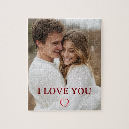 Personalized You & Me I Love You Puzzle Gift ジグソーパズル (縦)