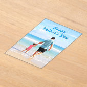 Personalized Your Dad Photo Father's Day Card アクリル招待状 (レイダウン)