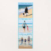 Personalized Your Family Photo Collage Yoga Mat ヨガマット (正面)