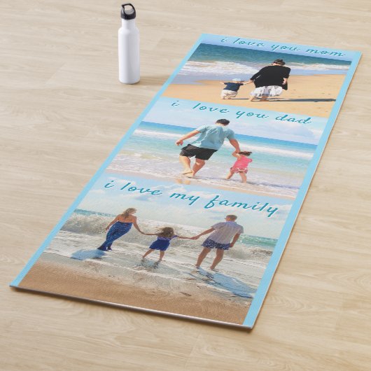 Personalized Your Family Photo Collage Yoga Mat ヨガマット (インサイチュ)