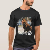 personalized your own Name and Photo custom dog  Tシャツ (正面)