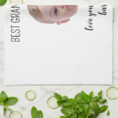 Personalized Your Photo & Text Mother’s Day Birth キッチンタオル (折り畳み)