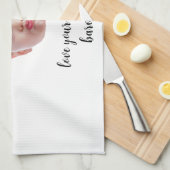 Personalized Your Photo & Text Mother’s Day Birth キッチンタオル (四つ折り)