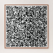 Personalized Your QR Code Puzzle Example ジグソーパズル (縦)