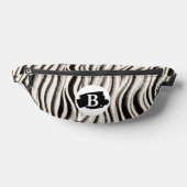 Personalized Zebra Stripe Print Fanny Pack ファニーパック (レイダウン)