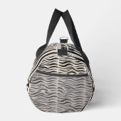 Personalized Zebra Stripe Print Small Duffel Bag ダッフルバッグ (右)