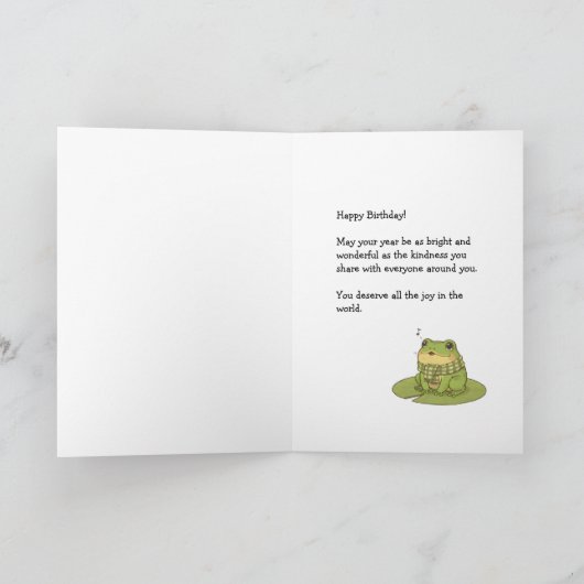 Personalized Zochi Hums カード (内部)