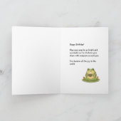 Personalized Zochi Sipping Tea カード (内部)