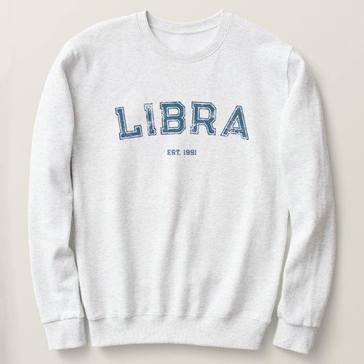 Personalized Zodiac Birth Year Sweatshirt スウェットシャツ (デザイン正面)