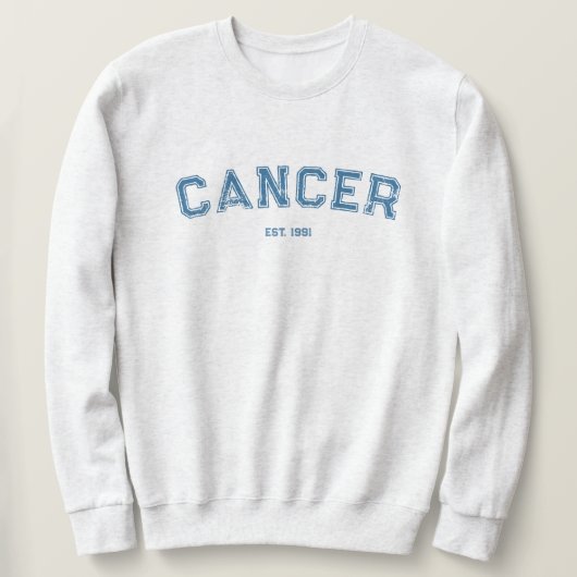 Personalized Zodiac Birth Year Sweatshirt スウェットシャツ (デザイン正面)