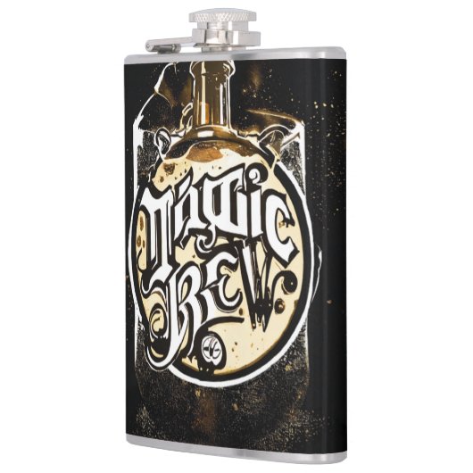 #personalizedmonogramflaskVinylWrappedFlask フラスク (左)