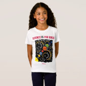 PersonalizedScienceは女の子、太陽系のためです Tシャツ (正面フル)