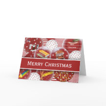 PersonalizedTeacher Meryクリスマスカードオーナメント